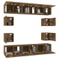 vidaXL 10-tlg. TV-Schrank-Set Räuchereiche Holzwerkstoff vidaXL 10-tlg. TV-Schrank-Set Räuchereiche Holzwerkstoff