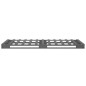 vidaXL Massivholzbett Grau Kiefer 75x190 cm vidaXL Massivholzbett Grau Kiefer 75x190 cm