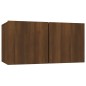 vidaXL 7-tlg. TV-Schrank-Set Braun Eichen-Optik Holzwerkstoff vidaXL 7-tlg. TV-Schrank-Set Braun Eichen-Optik Holzwerkstoff