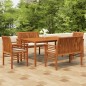 vidaXL 5-tlg. Garten-Essgruppe mit Kissen Massivholz Akazie vidaXL 5-tlg. Garten-Essgruppe mit Kissen Massivholz Akazie