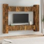 vidaXL 10-tlg. TV-Schrank-Set Räuchereiche Holzwerkstoff vidaXL 10-tlg. TV-Schrank-Set Räuchereiche Holzwerkstoff