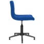 Esszimmerstühle 2 Stk. Drehbar Blau Samt Esszimmerstühle 2 Stk. Drehbar Blau Samt