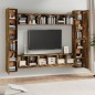 vidaXL 10-tlg. TV-Schrank-Set Räuchereiche Holzwerkstoff vidaXL 10-tlg. TV-Schrank-Set Räuchereiche Holzwerkstoff