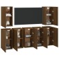 vidaXL TV-Schränke 7 Stk. Braun Eichen-Optik 30,5x30x60 Holzwerkstoff vidaXL TV-Schränke 7 Stk. Braun Eichen-Optik 30,5x30x60 Holzwerkstoff