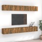 vidaXL 8-tlg. TV-Schrank-Set Räuchereiche 60x30x30 cm Holzwerkstoff vidaXL 8-tlg. TV-Schrank-Set Räuchereiche 60x30x30 cm Holzwerkstoff