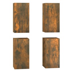 vidaXL TV-Schränke 4 Stk. Räuchereiche 30,5x30x60 cm Holzwerkstoff