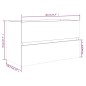 vidaXL Waschbeckenschrank mit Einbaubecken Grau Sonoma Holzwerkstoff vidaXL Waschbeckenschrank mit Einbaubecken Grau Sonoma Holzwerkstoff