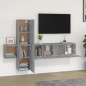 vidaXL 5-tlg. TV-Schrank-Set Grau Sonoma Holzwerkstoff vidaXL 5-tlg. TV-Schrank-Set Grau Sonoma Holzwerkstoff