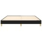vidaXL Boxspringbett Schwarz 160x200 cm Stoff vidaXL Boxspringbett Schwarz 160x200 cm Stoff