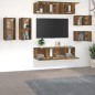 vidaXL 8-tlg. TV-Schrank-Set Räuchereiche Holzwerkstoff vidaXL 8-tlg. TV-Schrank-Set Räuchereiche Holzwerkstoff