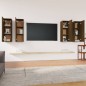 vidaXL TV-Schränke 4 Stk. Braun Eichen-Optik 30,5x30x90 cm vidaXL TV-Schränke 4 Stk. Braun Eichen-Optik 30,5x30x90 cm