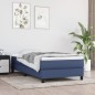 vidaXL Boxspringbett Blau 90x190 cm Stoff vidaXL Boxspringbett Blau 90x190 cm Stoff