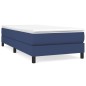 vidaXL Boxspringbett Blau 90x190 cm Stoff vidaXL Boxspringbett Blau 90x190 cm Stoff