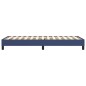 vidaXL Boxspringbett Blau 90x190 cm Stoff vidaXL Boxspringbett Blau 90x190 cm Stoff