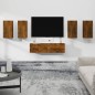 vidaXL 6-tlg. TV-Schrank-Set Räuchereiche Holzwerkstoff vidaXL 6-tlg. TV-Schrank-Set Räuchereiche Holzwerkstoff