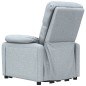 vidaXL Massagesessel mit Aufstehhilfe Hellgrau Stoff vidaXL Massagesessel mit Aufstehhilfe Hellgrau Stoff