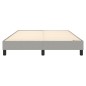 vidaXL Boxspringbett Hellgrau 140x190 cm Stoff vidaXL Boxspringbett Hellgrau 140x190 cm Stoff