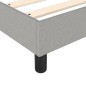 vidaXL Boxspringbett Hellgrau 140x190 cm Stoff vidaXL Boxspringbett Hellgrau 140x190 cm Stoff