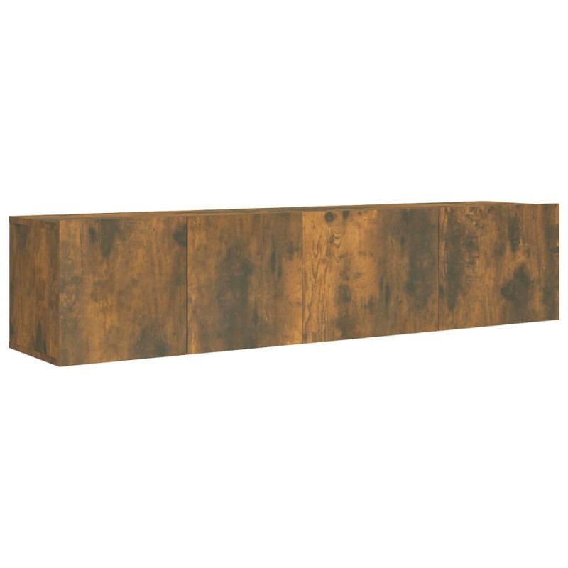vidaXL 2-tlg. TV-Schrank-Set Räuchereiche Holzwerkstoff vidaXL 2-tlg. TV-Schrank-Set Räuchereiche Holzwerkstoff
