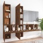 vidaXL 7-tlg. TV-Schrank-Set Räuchereiche Holzwerkstoff vidaXL 7-tlg. TV-Schrank-Set Räuchereiche Holzwerkstoff