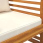 vidaXL 3-tlg. Garten-Lounge-Set mit Kissen Massivholz Akazie vidaXL 3-tlg. Garten-Lounge-Set mit Kissen Massivholz Akazie