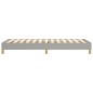 vidaXL Boxspringbett Hellgrau 90x190 cm Stoff vidaXL Boxspringbett Hellgrau 90x190 cm Stoff