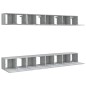 vidaXL 8-tlg. TV-Schrank-Set Grau Sonoma 60x30x30 cm Holzwerkstoff vidaXL 8-tlg. TV-Schrank-Set Grau Sonoma 60x30x30 cm Holzwerkstoff