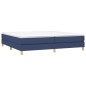 vidaXL Boxspringbett Blau 200x200 cm Stoff vidaXL Boxspringbett Blau 200x200 cm Stoff