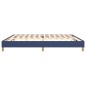 vidaXL Boxspringbett Blau 200x200 cm Stoff vidaXL Boxspringbett Blau 200x200 cm Stoff