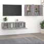 vidaXL 4-tlg. TV-Schrank-Set Grau Sonoma Holzwerkstoff vidaXL 4-tlg. TV-Schrank-Set Grau Sonoma Holzwerkstoff