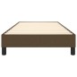 vidaXL Boxspringbett Dunkelbraun 90x200 cm Stoff vidaXL Boxspringbett Dunkelbraun 90x200 cm Stoff