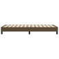 vidaXL Boxspringbett Dunkelbraun 90x200 cm Stoff vidaXL Boxspringbett Dunkelbraun 90x200 cm Stoff