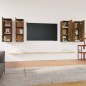 vidaXL TV-Schränke 4 Stk. Räuchereiche 30,5x30x90 cm Holzwerkstoff vidaXL TV-Schränke 4 Stk. Räuchereiche 30,5x30x90 cm Holzwerkstoff