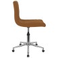 Esszimmerstühle 2 Stk. Drehbar Braun Samt Esszimmerstühle 2 Stk. Drehbar Braun Samt