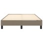 vidaXL Boxspringbett Taupe 120x200 cm Stoff vidaXL Boxspringbett Taupe 120x200 cm Stoff