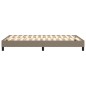 vidaXL Boxspringbett Taupe 120x200 cm Stoff vidaXL Boxspringbett Taupe 120x200 cm Stoff