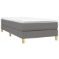 vidaXL Boxspringbett Dunkelgrau 90x190 cm Stoff vidaXL Boxspringbett Dunkelgrau 90x190 cm Stoff