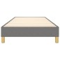 vidaXL Boxspringbett Dunkelgrau 90x190 cm Stoff vidaXL Boxspringbett Dunkelgrau 90x190 cm Stoff
