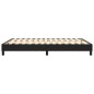 vidaXL Bettgestell Schwarz 140x190 cm Kunstleder vidaXL Bettgestell Schwarz 140x190 cm Kunstleder