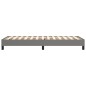 vidaXL Bettgestell Dunkelgrau 80x200 cm Stoff vidaXL Bettgestell Dunkelgrau 80x200 cm Stoff