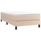 vidaXL Boxspringbett Cappuccino-Braun 90x200 cm Kunstleder vidaXL Boxspringbett Cappuccino-Braun 90x200 cm Kunstleder
