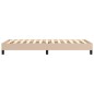 vidaXL Boxspringbett Cappuccino-Braun 90x200 cm Kunstleder vidaXL Boxspringbett Cappuccino-Braun 90x200 cm Kunstleder