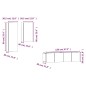vidaXL 4-tlg. TV-Schrank-Set Räuchereiche Holzwerkstoff vidaXL 4-tlg. TV-Schrank-Set Räuchereiche Holzwerkstoff