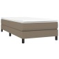 vidaXL Boxspringbett Taupe 80x200 cm Stoff vidaXL Boxspringbett Taupe 80x200 cm Stoff