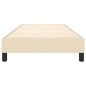 vidaXL Boxspringbett Creme 90x190 cm Stoff vidaXL Boxspringbett Creme 90x190 cm Stoff