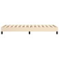 vidaXL Boxspringbett Creme 90x190 cm Stoff vidaXL Boxspringbett Creme 90x190 cm Stoff