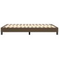 vidaXL Bettgestell Dunkelbraun 140x200 cm Stoff vidaXL Bettgestell Dunkelbraun 140x200 cm Stoff