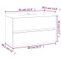 vidaXL Waschbeckenschrank mit Einbaubecken Grau Sonoma Holzwerkstoff vidaXL Waschbeckenschrank mit Einbaubecken Grau Sonoma Holzwerkstoff