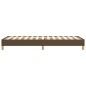 vidaXL Boxspringbett Dunkelbraun 80x200 cm Stoff vidaXL Boxspringbett Dunkelbraun 80x200 cm Stoff