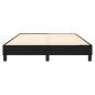 vidaXL Boxspringbett Schwarz 140x200 cm Stoff vidaXL Boxspringbett Schwarz 140x200 cm Stoff